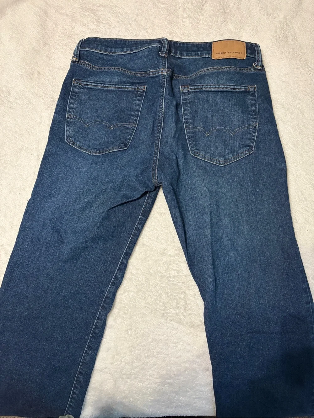 American Eagle Outfitters Men's 30x32 Blue Straight-Leg Jeans